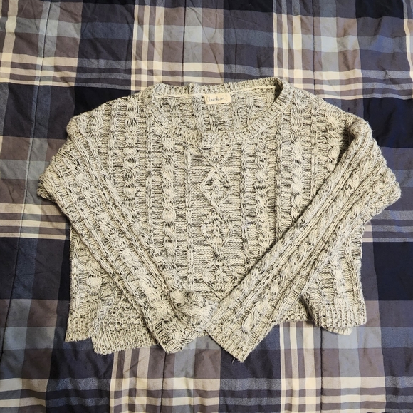 Grey sweater low cut - Picture 5 of 9